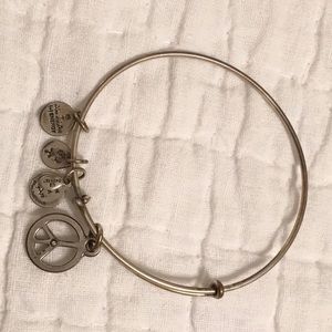Alex and Ani Peace Sign Bracelet